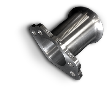 With GibbsCAM's MTM option, Beistel Machining completed this part in two operations on a multitask machine that would have typically required two lathe operations and two milling operations.
