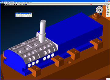 GibbsCAM Cut Part Rendering