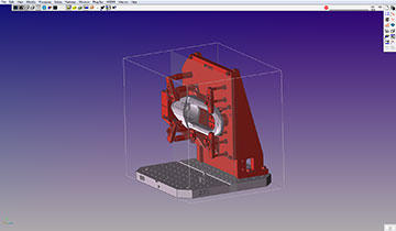 Tino Velasco uses precise models of castings and all workholding devices and runs his finished NC programs in GibbsCAM Machine Simulation to detect and correct potential collisions.