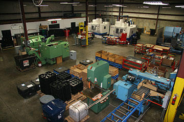 CNC Performance Engineering uses nine CNC machine tools (four turning centers, a production saw, a wire-EDM machine, and three machining centers) in its 8,000 square foot facility.