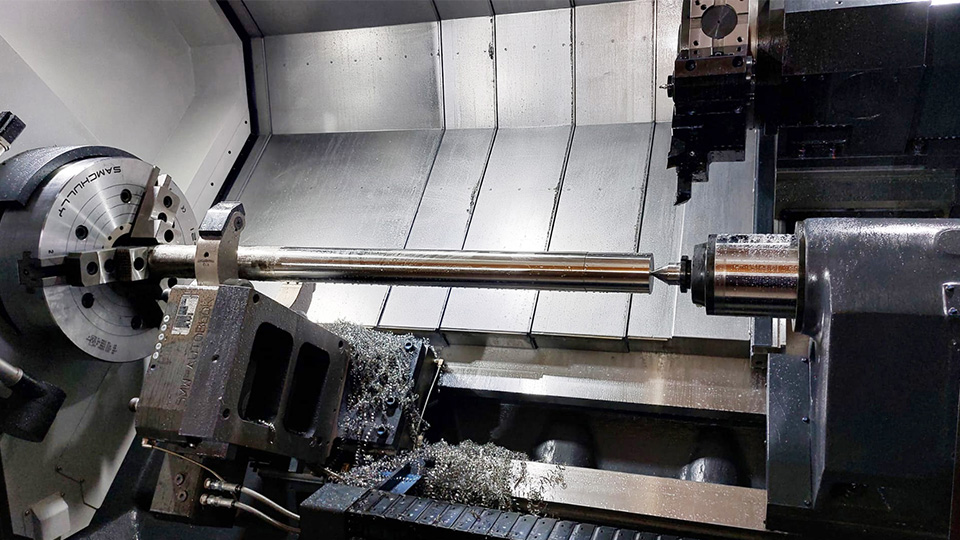 Benchmark shaft on the SMEC 4500 LM