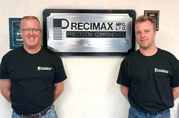 Precimax owners Pete and Dave Kool