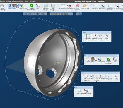 GibbsCAM customized UI