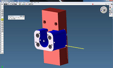 Redline CNC simulates a part being cut