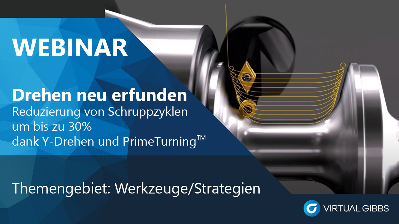 Drehen neu erfunden - Reduzierung von Schruppzyklen um bis zu 30%