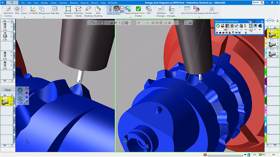 5-axis deburring