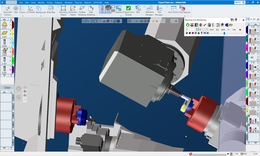 Program machines with indexable sub-spindles