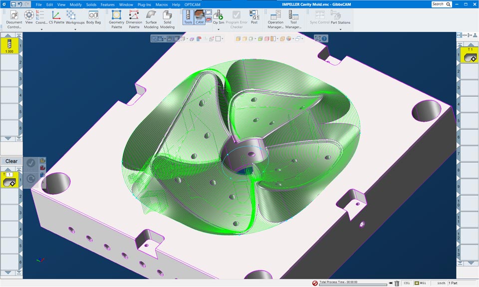 3D machining