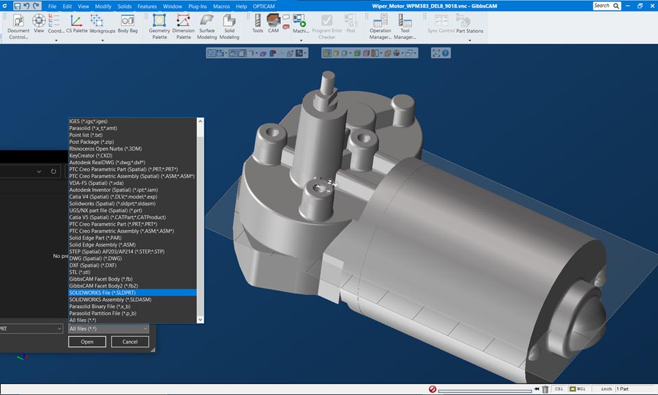 Importing and repairing models