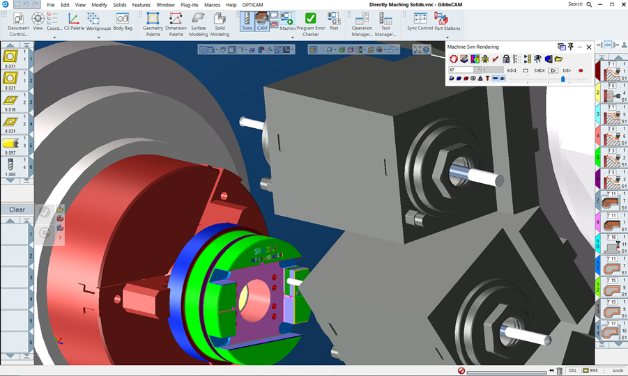 Machine simulation