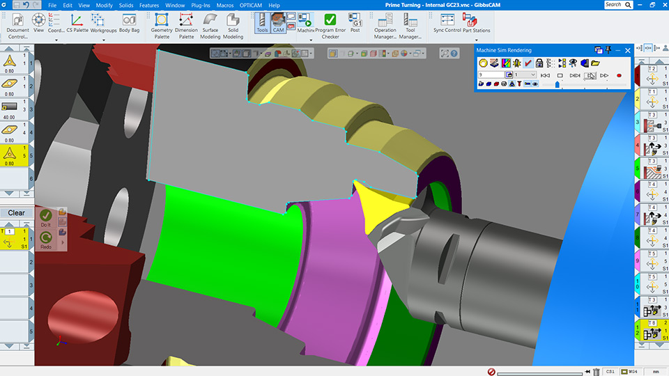 GibbsCAM 2023 introduces Sandvik Coromant PrimeTurning™ strategies