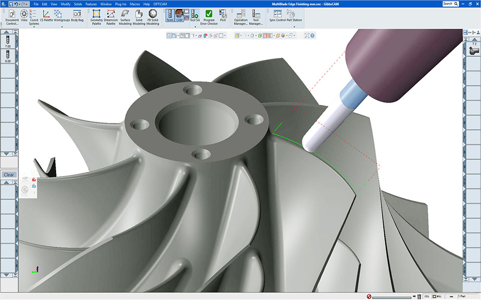 Multiblade Machining Improvements